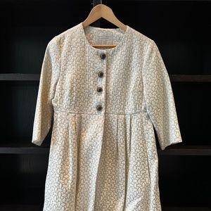 Gold and white Wendy Kathleen Coat